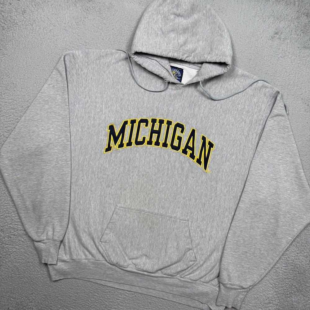 Vintage Michigan Wolverines Hooded Sweatshirt